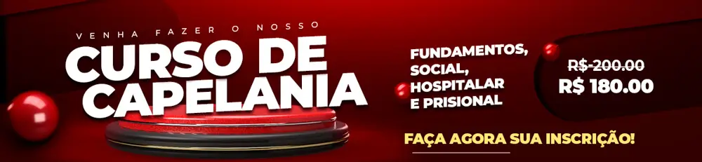 Banner do curso de Capelania do STBI